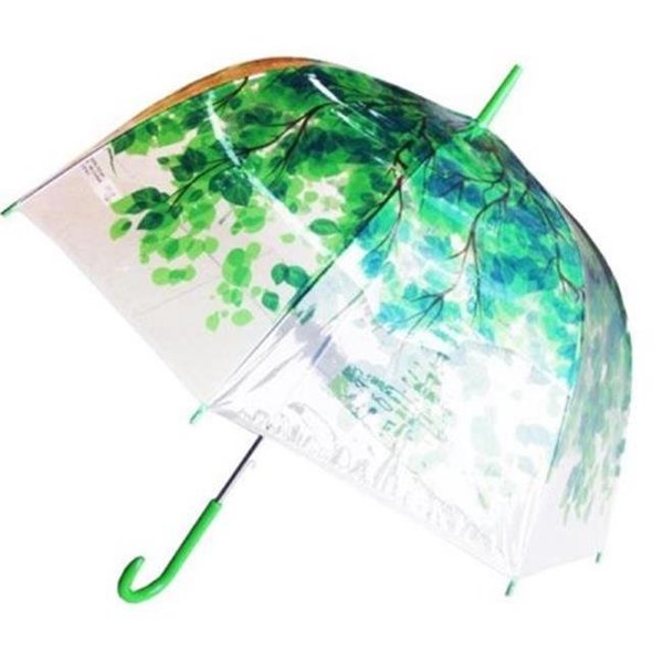 Conch Conch 1260S Bubble Clear Dome Shape Umbrella in Forest Print 1260S